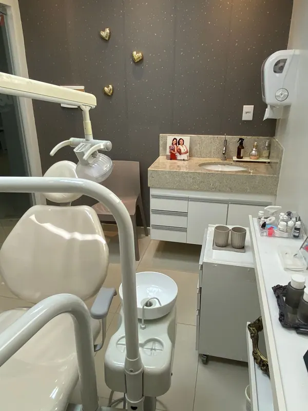 Consultório acolhedor da Clínica Dents
